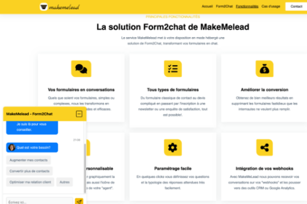 MakeMeLead — Génération de leads